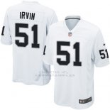 Camiseta Oakland Raiders Irvin Blanco Nike Game NFL Hombre