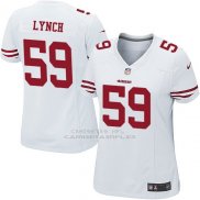 Camiseta San Francisco 49ers Lynch Blanco Nike Game NFL Mujer