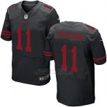 Camiseta San Francisco 49ers Patton Negro Nike Elite NFL Hombre