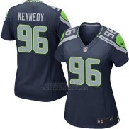 Camiseta Seattle Seahawks Kennedy Azul Oscuro Nike Game NFL Mujer