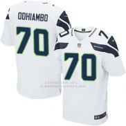 Camiseta Seattle Seahawks Odhiambo Blanco Nike Elite NFL Hombre