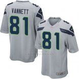 Camiseta Seattle Seahawks Vannett Gris Nike Game NFL Nino