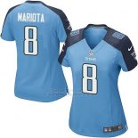 Camiseta Tennessee Titans Mariota Azul Nike Game NFL Mujer