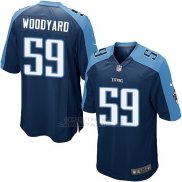 Camiseta Tennessee Titans Woodyard Azul Oscuro Nike Game NFL Nino
