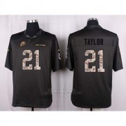 Camiseta Washington Commanders Taylor Apagado Gris Nike Anthracite Salute To Service NFL Hombre