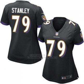 Camiseta Baltimore Ravens Stanley Negro Nike Game NFL Mujer