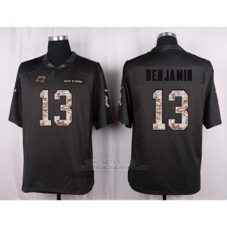Camiseta Carolina Panthers Benjamin Apagado Gris Nike Anthracite Salute To Service NFL Hombre