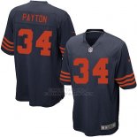 Camiseta Chicago Bears Payton Marron Negro Nike Game NFL Hombre