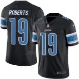 Camiseta Detroit Lions Roberts Negro Nike Legend NFL Hombre