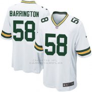 Camiseta Green Bay Packers Barrington Blanco Nike Game NFL Hombre