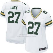 Camiseta Green Bay Packers Lacy Blanco Nike Game NFL Mujer