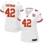 Camiseta Kansas City Chiefs Sherman Blanco Nike Game NFL Mujer