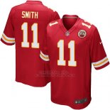 Camiseta Kansas City Chiefs Smith Rojo Nike Game NFL Hombre