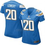 Camiseta Los Angeles Chargers Lowery Azul Nike Game NFL Mujer