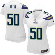 Camiseta Los Angeles Chargers Teo Blanco Nike Game NFL Mujer
