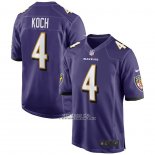 Camiseta NFL Game Baltimore Ravens Sam Koch Violeta