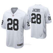 Camiseta NFL Game Hombre Oakland Raiders Josh Jacobs Blanco