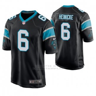 Camiseta NFL Game Hombre Panthers Taylor Heinicke Negro