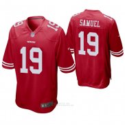 Camiseta NFL Game Hombre San Francisco 49ers Deebo Samuel Rojo