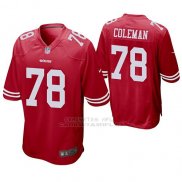 Camiseta NFL Game Hombre San Francisco 49ers Shon Coleman Scarlet