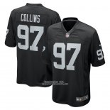 Camiseta NFL Game Las Vegas Raiders Maliek Collins Negro