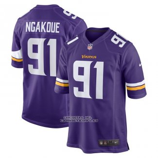 Camiseta NFL Game Minnesota Vikings Yannick Ngakoue Violeta