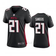 Camiseta NFL Game Mujer Atlanta Falcons Deion Sanders 2020 Negro