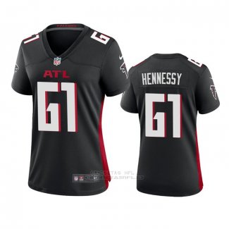 Camiseta NFL Game Mujer Atlanta Falcons Matt Hennessy Negro
