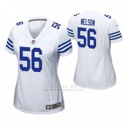 Camiseta NFL Game Mujer Indianapolis Colts Quenton Nelson Blanco