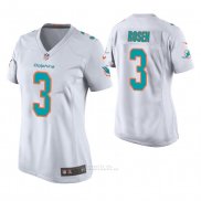 Camiseta NFL Game Mujer Miami Dolphins Josh Rosen Blanco