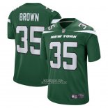 Camiseta NFL Game New York Jets Kyron Brown Verde