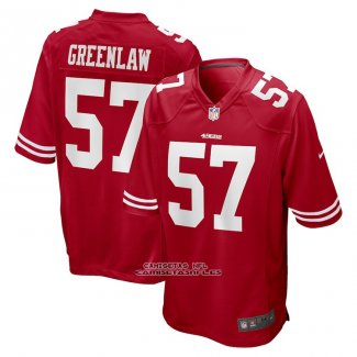 Camiseta NFL Game San Francisco 49ers Dre Greenlaw Rojo