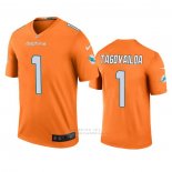 Camiseta NFL Legend Miami Dolphins Tua Tagovailoa Naranja Color Rush
