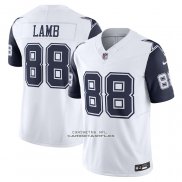 Camiseta NFL Limited Dallas Cowboys CeeDee Lamb Vapor F.U.S.E. Blanco