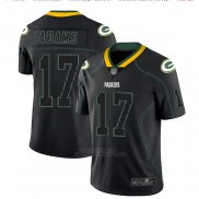 Camiseta NFL Limited Green Bay Packers Adams Lights Out Negro
