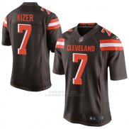 Camiseta NFL Limited Hombre 7 Kizer Cleveland Browns Negro