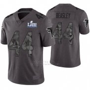 Camiseta NFL Limited Hombre Atlanta Falcons Vic Beasley Gris Super Bowl LIII