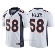 Camiseta NFL Limited Hombre Denver Broncos 58 Von Miller Blanco Vapor Untouchable