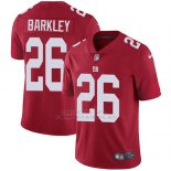Camiseta NFL Limited Hombre New York Giants 26 Saquon Barkley Rojo Alterno Stitched Vapor Untouchable