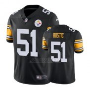 Camiseta NFL Limited Hombre Pittsburgh Steelers Jon Bostic Negro Vapor Untouchable Throwback