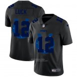 Camiseta NFL Limited Indianapolis Colts Luck Logo Dual Overlap Negro