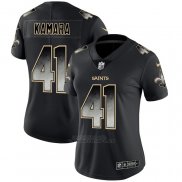 Camiseta NFL Limited Mujer New Orleans Saints Kamara Smoke Fashion Negro