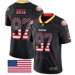 Camiseta NFL Limited San Francisco 49ers Bosa Rush USA Flag Negro