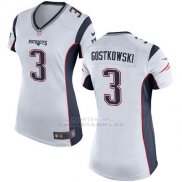 Camiseta New England Patriots Gostkowski Blanco Nike Game NFL Mujer