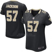 Camiseta New Orleans Saints Jackson Negro Nike Game NFL Mujer