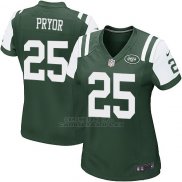 Camiseta New York Jets Pryor Verde Nike Game NFL Mujer