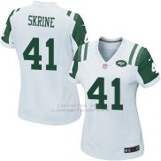 Camiseta New York Jets Skrine Blanco Nike Game NFL Mujer