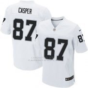 Camiseta Oakland Raiders Casper Blanco Nike Elite NFL Hombre
