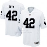 Camiseta Oakland Raiders Lott Blanco Nike Game NFL Hombre
