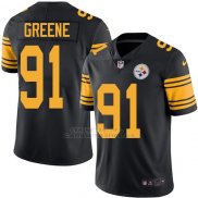 Camiseta Pittsburgh Steelers Greene Negro Nike Legend NFL Hombre